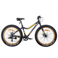 Trinx Tiger T106 Fat Bike Shimano 7 Speed Bicycle Orange Kings Warehouse 