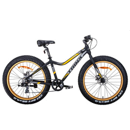 Trinx Tiger T106 Fat Bike Shimano 7 Speed Bicycle Orange Kings Warehouse 