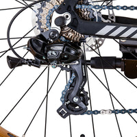 Trinx Tiger T106 Fat Bike Shimano 7 Speed Bicycle Orange Kings Warehouse 