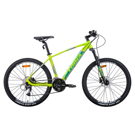 Trinx X1 MTB Mountain Bike Shimano Altus M370 27 Speed 19 Inches Frame Yellow/Grey Green Kings Warehouse 
