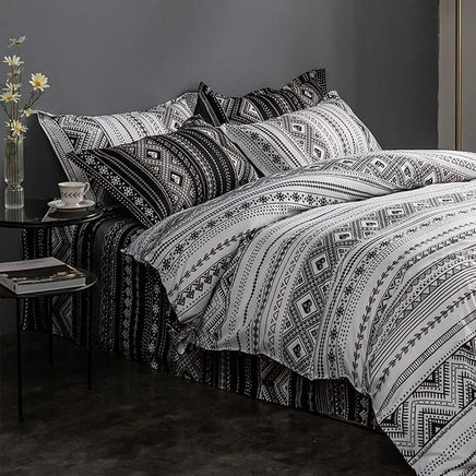 Tugo Reversible King Size Quilt/Doona/Duvet Cover Set Kings Warehouse 