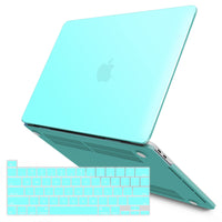 Turquoise MacBook Pro 13 Inch Case 2016-2023 M1 M2 A2338 A2289 A2251 A2159 Hard Shell Case Keyboard Cover Kings Warehouse 