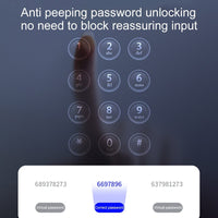 Tuya Home WIFI Smart Door Lock Biometric Fingerprint Smart Card Password Key USB KingsWarehouse 