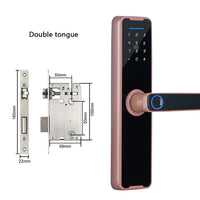 Tuya Home WIFI Smart Door Lock Biometric Fingerprint Smart Card Password Key USB KingsWarehouse 