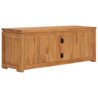 TV Cabinet 110x30x40 cm Solid Teak Wood Kings Warehouse 