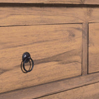 TV Cabinet 110x35x40 cm Solid Teak Wood living room Kings Warehouse 