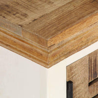 TV Cabinet 118x30x40 cm Solid Mango Wood Kings Warehouse 