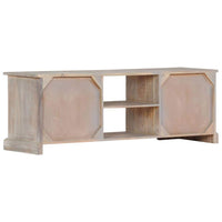 TV Cabinet 120x30x40 cm Solid Acacia Wood Kings Warehouse 