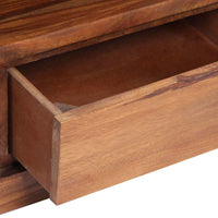 TV Cabinet 120x30x40 cm Solid Sheesham Wood Kings Warehouse 