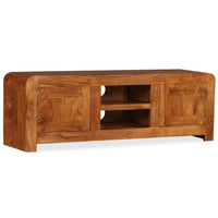 TV Cabinet 120x30x40 cm Solid Wood with Sheesham Finish Kings Warehouse 