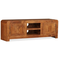 TV Cabinet 120x30x40 cm Solid Wood with Sheesham Finish Kings Warehouse 