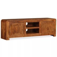 TV Cabinet 120x30x40 cm Solid Wood with Sheesham Finish