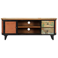 TV Cabinet 120x30x45 cm Solid Reclaimed Wood Kings Warehouse 