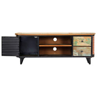 TV Cabinet 120x30x45 cm Solid Reclaimed Wood Kings Warehouse 