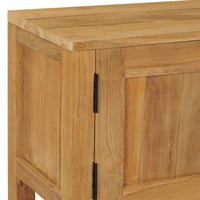 TV Cabinet 120x32x45 cm Solid Teak Wood Kings Warehouse 