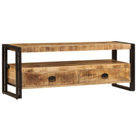 TV Cabinet 120x35x45 cm Solid Mango Wood Kings Warehouse Default Title 