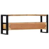 TV Cabinet 130x30x50 cm Solid Mango Wood Kings Warehouse 