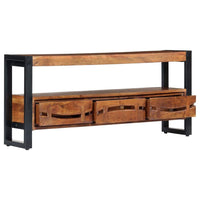 TV Cabinet 140x30x45 cm Solid Acacia Wood Kings Warehouse 