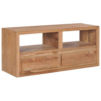 TV Cabinet 90x30x40 cm Solid Teak Wood Kings Warehouse Default Title 
