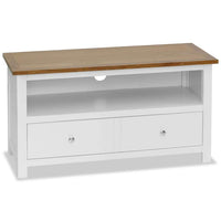 TV Cabinet 90x35x48 cm Solid Oak Wood Kings Warehouse Default Title 