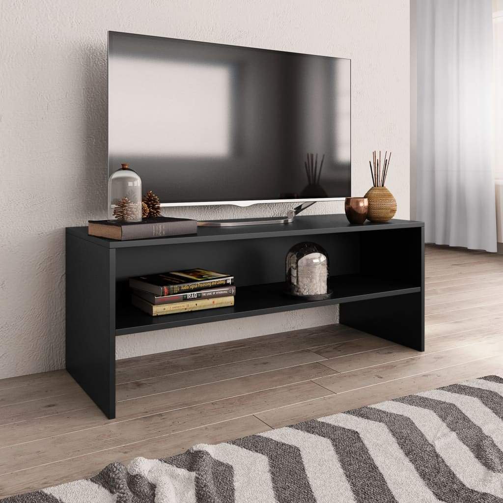 TV Cabinet Black 100x40x40 cm Living room Kings Warehouse 