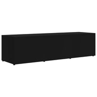 TV Cabinet Black 120x34x30 cm Living room Kings Warehouse 