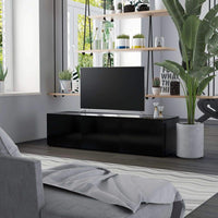 TV Cabinet Black 120x34x30 cm