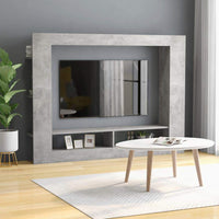 TV Cabinet Concrete Grey 152x22x113 cm