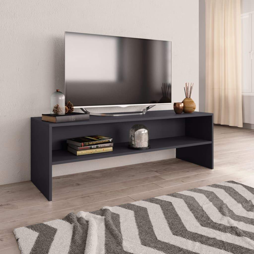 TV Cabinet Grey 120x40x40 cm Living room Kings Warehouse 