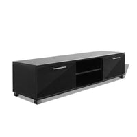 TV Cabinet High-Gloss Black 120x40.3x34.7 cm Kings Warehouse 