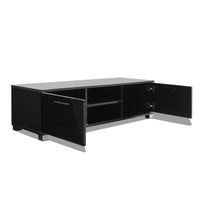 TV Cabinet High-Gloss Black 120x40.3x34.7 cm Kings Warehouse 