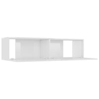 TV Cabinet High Gloss White 120x30x30 cm Kings Warehouse 