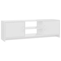 TV Cabinet High Gloss White 120x30x37,5 cm Living room Kings Warehouse 