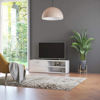 TV Cabinet High Gloss White 120x34x37 cm
