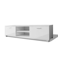TV Cabinet High-Gloss White 140x40.3x34.7 cm Kings Warehouse 