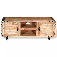 TV Cabinet Rough Mango Wood 120x30x50 cm Kings Warehouse 