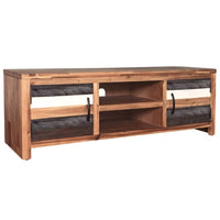 TV Cabinet Solid Acacia Wood 120x35x40 cm Kings Warehouse Default Title 