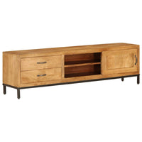 TV Cabinet Solid Mango Wood 140x30x40 cm Kings Warehouse Default Title 