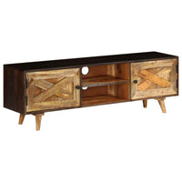 TV Cabinet Solid Mango Wood 140x30x45 cm Kings Warehouse Default Title 
