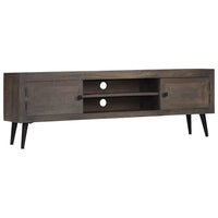 TV Cabinet Solid Mango Wood 140x30x45 cm Kings Warehouse Default Title 