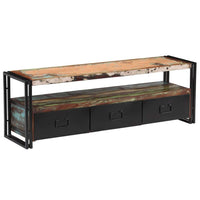 TV Cabinet Solid Reclaimed Wood 120x30x40 cm Kings Warehouse 