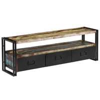 TV Cabinet Solid Reclaimed Wood 120x30x40 cm Kings Warehouse 