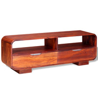 TV Cabinet Solid Sheesham Wood 116x30x40 cm Kings Warehouse Default Title 