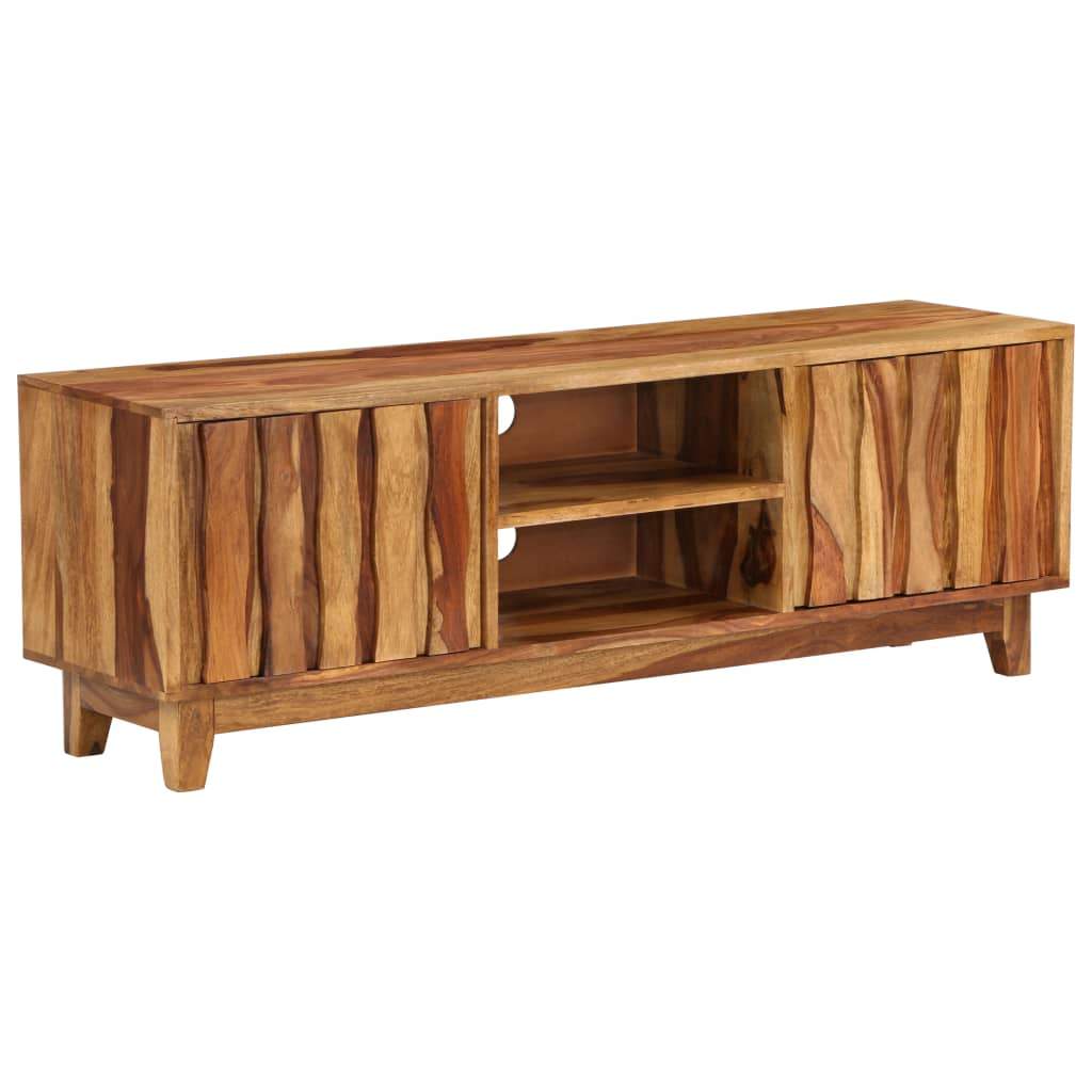 TV Cabinet Solid Sheesham Wood 118x30x40 cm Kings Warehouse Default Title 