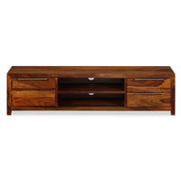 TV Cabinet Solid Sheesham Wood 120x30x30 cm Kings Warehouse 