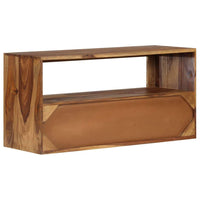 TV Cabinet Solid Sheesham Wood 80x30x40 cm Kings Warehouse 