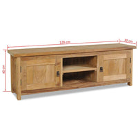 TV Cabinet Solid Teak 120x30x40 cm Kings Warehouse 