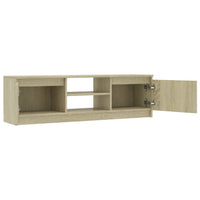 TV Cabinet Sonoma Oak 120x30x35.5 cm Kings Warehouse 