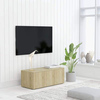 TV Cabinet Sonoma Oak 80x34x30 cm