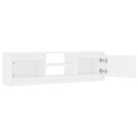 TV Cabinet White 120x30x35.5 cm Living room Kings Warehouse 